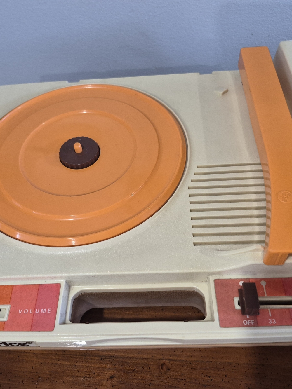vintage 1970s Fisher-Price WORKING Record PLAYER - Picture 6 of 11